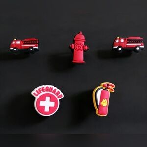Firefighter Croc Charms